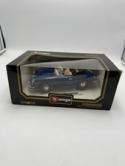 Burago 1:18 Scale Diecast 3051 Porsche 356B Cabriolet 1961 Flat Blue