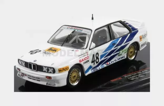 IXO Models Bmw 3-series M3 e30 Team Cibiemme N 48 Wtcc 1987 J.calderari F.mancini 1:43 GTM130