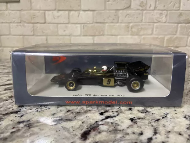 Spark Lotus F1 72d Team Jps N 9 Monaco Gp 1972 Dave Walker 1:43 S4283