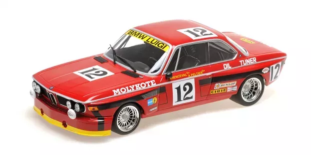 Minichamps Bmw 3.0 Csl Team Luigi Racing N 12 Winner 24h Spa 1974 Alain Peltier Pierre Dieudonne Jean Xhenceval 1:18 155742612