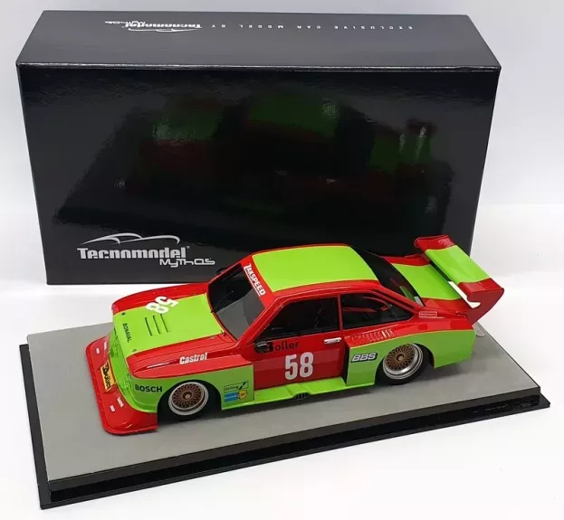Tecnomodel Ford Escort Ii Rs Turbo Zakspeed Team N 58 Drm Zolder Westfalen-pokal 1980 Wolfgang Boller 1:18 TM18-172D
