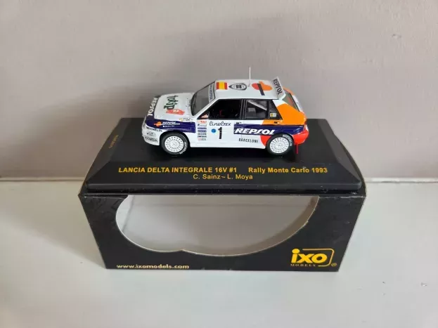 IXO Models Lancia Delta Integrale 16v Totip Repsol N 1 14th Rally Montecarlo 1993 C.sainz L.moya 1:43 RAC070