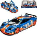MCLAREN F1 GTR #33 9TH 24 HOURS OF LE MANS 1996 GULF RACING SOLIDO S1804101 1/18