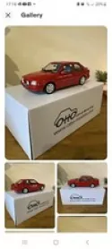 RARE 1:18 OTTO OT826 FORD ESCORT MK4 RS TURBO RED STUNNING ORIGINL