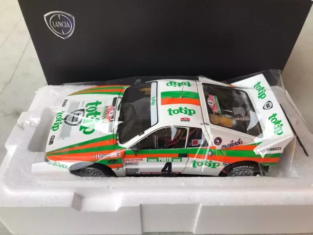 Kyosho Lancia 037 Totip N 4 2nd Rally Portugal 1985 M.biasion T.siviero 1:18 08302E