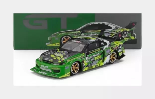 Mini GT Nissan Silvia s15 Lb Super Silhouette N 555 V2 Formula Drift Japan Rhd 2024 1:64 MGT00823-R