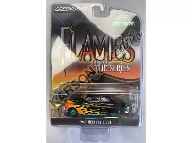Greenlight Mercury Eight With Flames 1949 1:64 30435