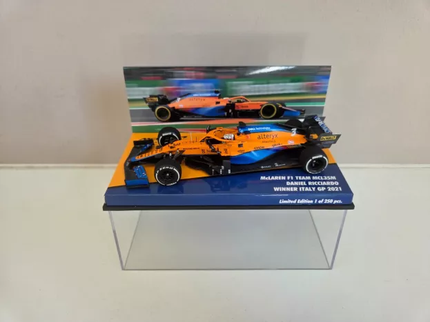 Minichamps Mclaren F1 Mcl35l Team Mclaren N 3 Winner Monza Italy Gp 2021 Daniel Ricciardo 1:43 533211403