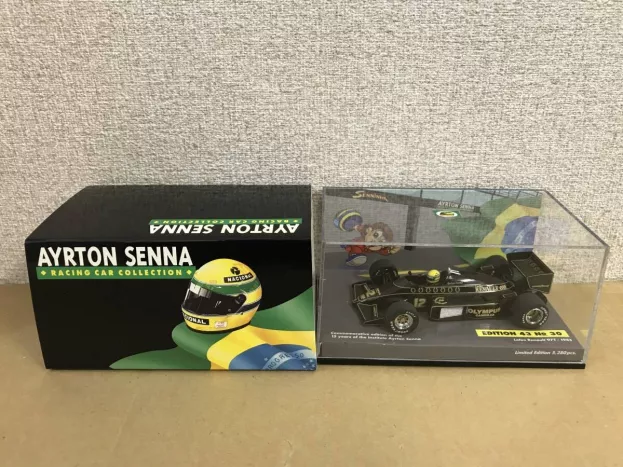 Minichamps Lotus F1 Renault 97t N 12 1985 Ayrton Senna 15th Anniversary Commemoration 01 05 1994 01 05 2009 1:43 540431501