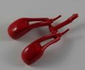 Pocher 1:8 Side Mirror on Splash Ferrari Testarossa BG A K51 Red A12