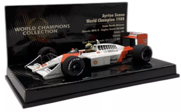Minichamps Mclaren F1 Mp4 4 Honda N 12 Ayrton Senna 1988 World Champion 1:43 436880012