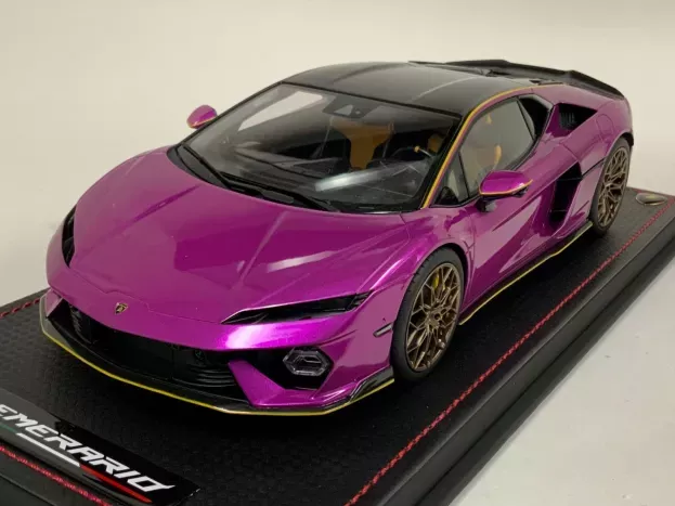 MR Models Lamborghini Temerario Alleggerita Package 2024 Con Vetrina With Showcase 1:18 LAMBO062SE