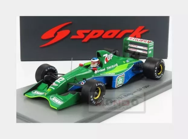 Spark Jordan F1 191 7up Jordan Team N 32 First Race Belgium Gp 1991 Michael Schumacher 1:43 S8079