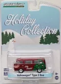 GreenLight Holiday Collection 2016 Volkswagen Type 2 Bus NRFP #51077 Red