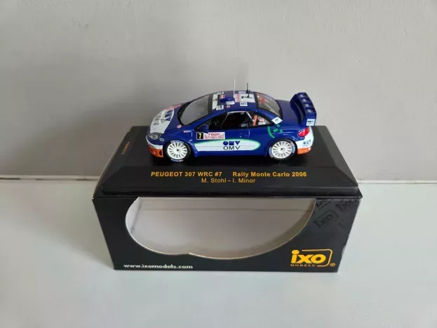 IXO Models Peugeot 307 Wrc N 7 4th Rally Montecarlo 2006 Manfred Sthol Ilka Minor 1:43 RAM212