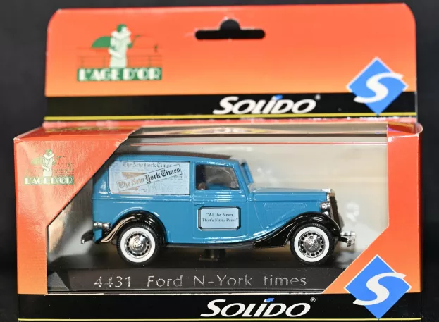 Solido Ford V8 Van The New York Times 1936 1:43 4431