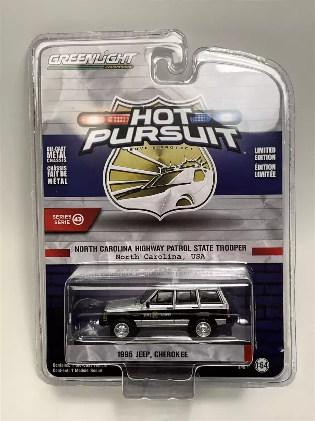 Greenlight Jeep Cherokee Police 1995 1:64 43010D
