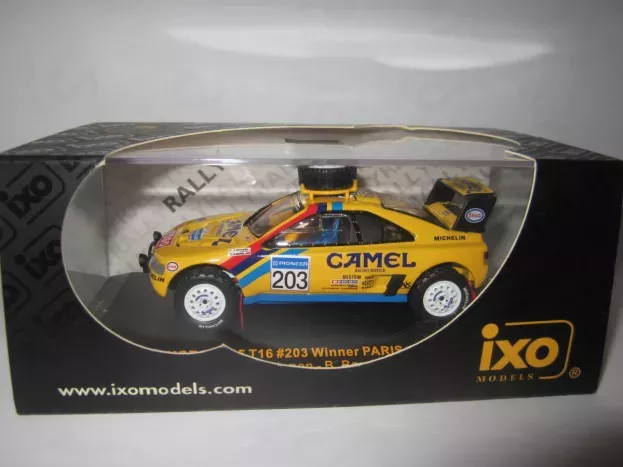 IXO Models Peugeot 405 Turbo T16 N 203 Winner Rally Paris Dakar 1990 A.vatanen B.berglund 1:43 RAC041