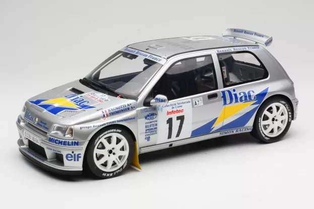 Ottomobile Renault Clio Maxi Diac N 17 11th Rally Tour De Corse 1995 Jean Ragnotti Gilles Thimonier 1:12 G090
