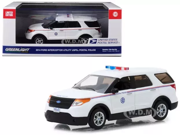 Greenlight Ford Explorer Police United States Postal Service 2014 1:43 86524