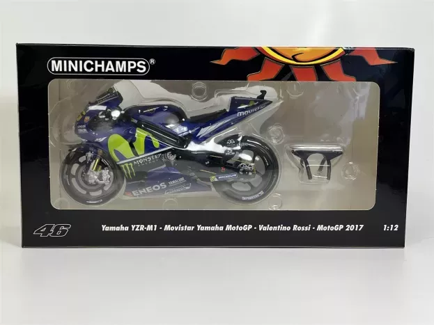 Minichamps Yamaha Yzr-m1 Team Movistar N 46 Motogp 2017 Valentino Rossi 1:12 122173046