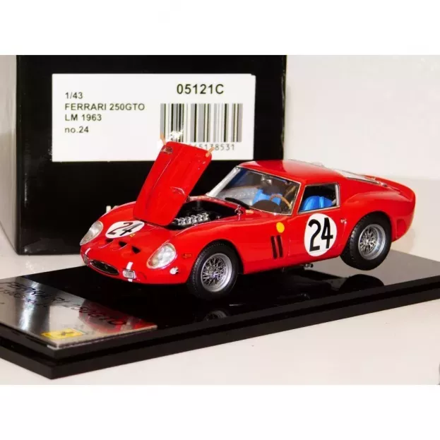 Kyosho Ferrari 250 Gto N 24 2nd 24h Le Mans 1963 Jean Blaton Gerhard Langlois-van 1:43 05121C