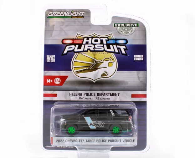 Greenlight Chevrolet Tahoe Police Ppv Persuit Vehicle 2022 1:64 30416