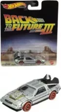 Hot Wheels FLD25 1:64 Back To The Future III Time Machine 1955 - Silver (HCP22)