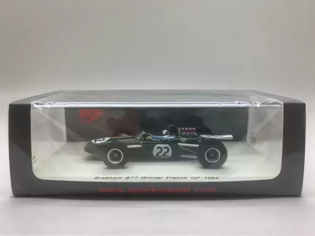 Spark Brabham F1 Bt7 N 22 Winner French Gp 1964 Dan Gurney 1:43 S4333