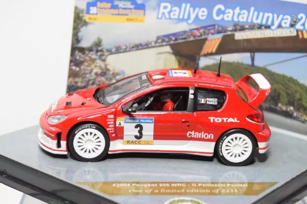Vitesse Peugeot 206 Wrc N 3 Winner Rally Catalunya 2003 G.panizzi H.panizzi 1:43 43004