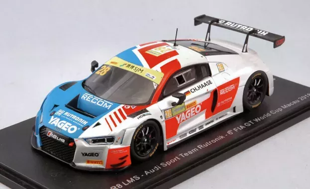 Spark Audi R8 Lms Team Audi Sport Wrt Speedstar N 28 Fia Gt World Cup Macau 2018 Christopher Haase 1:43 SA166