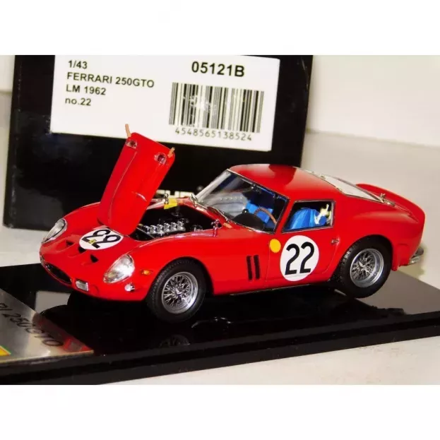 Kyosho Ferrari 250 Gto N 22 3rd Le Mans 1962 Leon Dernier Jean Blaton 1:43 05121B
