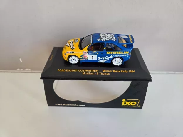 IXO Models Ford Escort Rs Cosworth Team Ford Michelin Pilot N 1 Winner Rally Manx International 1994 Malcom Wilson Bryan Thomas 1:43 RAC024