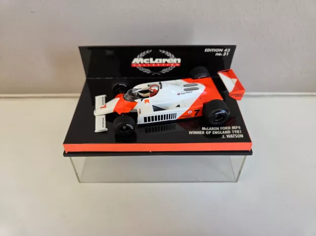 Minichamps Mclaren F1 Mp4 Ford N 7 Winner England Gp 1981 J.watson 1:43 530814307