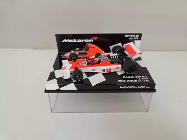 Minichamps Mclaren F1 Ford M23 N 11 2nd South African Gp James Hunt 1976 World Champion 1:43 530764331