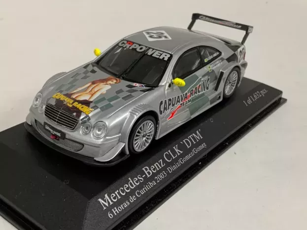 Minichamps Mercedes Clk-class Coupe Capuava Racing Team N 25 6h De Curitiba 2003 A.diniz P.gomez P.gomez 1:43 400033125