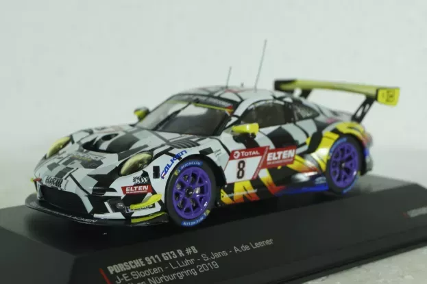 IXO Models Porsche 911 991-2 Gt3 R Team Iron Force N 8 24h Nurburgring 2019 J.e.slooten L.luhr A.de Leener S.jans 1:43 LEGT43012