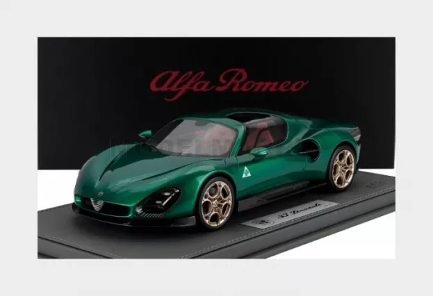 BBR Alfa Romeo 33 Stradale 2025 Con Vetrina With Showcase 1:18 P18264D-VET