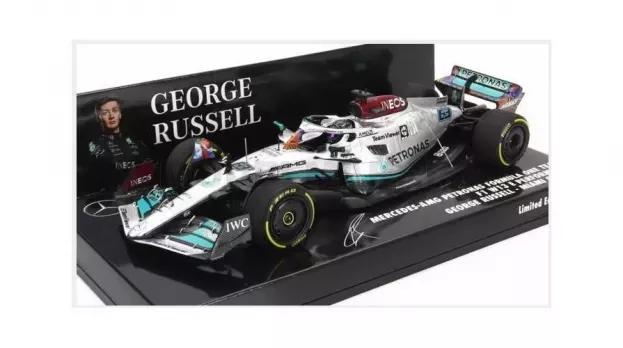 Minichamps Mercedes F1 W13e Team Mercedes-amg Petronas F1 N 63 3rd Miami Gp 2022 George Russell 1:43 417220563