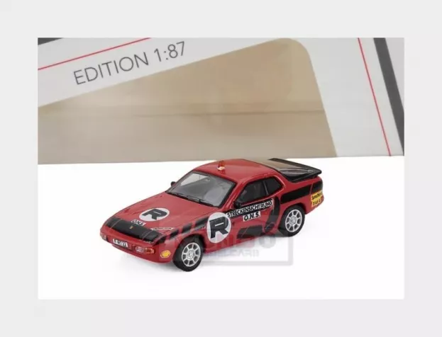 Schuco Porsche 924 Coupe Ons-streckensicherung 1984 1:87 452676600