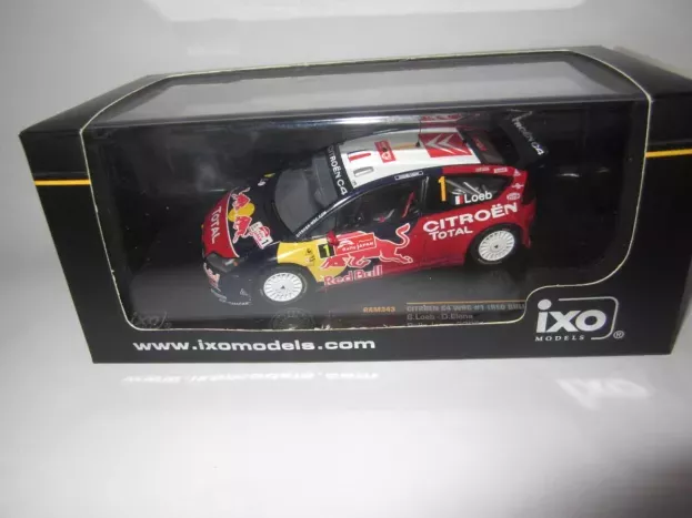 IXO Models Citroen C4 Wrc Red Bull N 1 Rally Japan 2008 S.loeb D.elena 1:43 RAM343