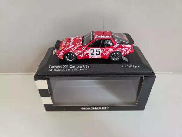 Minichamps Porsche 924 Carrera Gts Boss N 25 Rally Montecarlo 1982 Barth Kussmaul 1:43 400826625