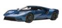 AUTOart 1/18 Ford GT 2017 Metallic Blue Diecast Model Car New 72942