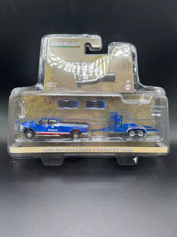 Greenlight Dodge Ram 2500 Pick-up With Trailer Mopar Car Transporter 2020 1:64 32250D