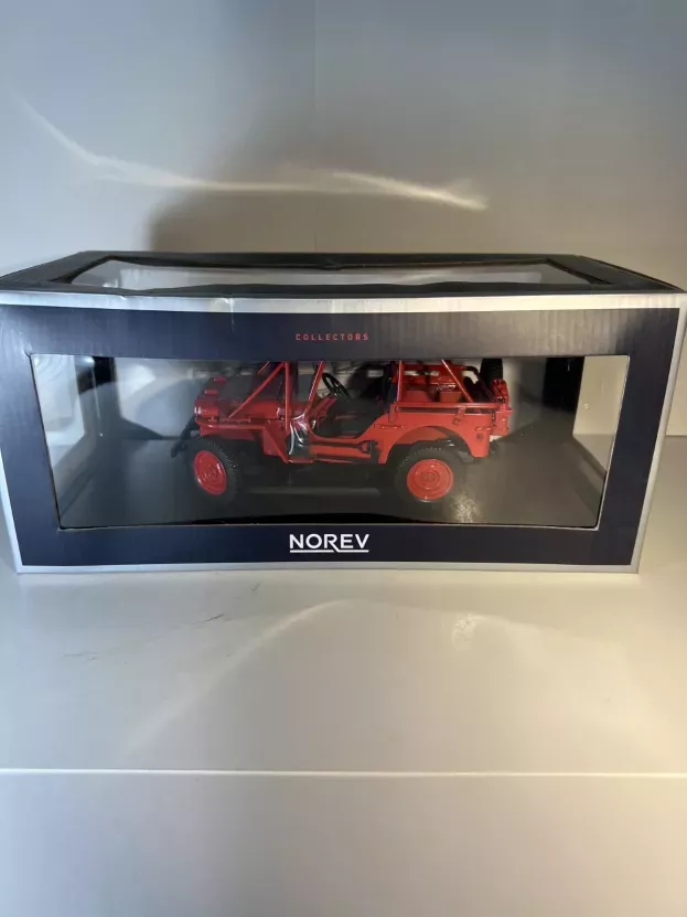 Norev Jeep Willys Fire Department Open 1988 1:18 189012