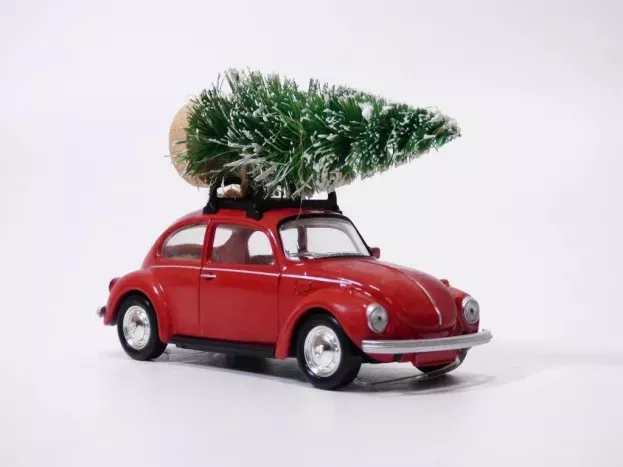 Norev Volkswagen Beetle Kafer Maggiolino Christmas 1973 1:43 841006