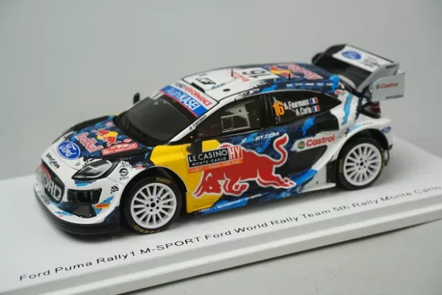 Spark Ford Puma Rally1 Team M-sport Wrt N 16 5th Rally Montecarlo 2024 Adrien Fourmaux Alexandre Coria 1:43 S6854