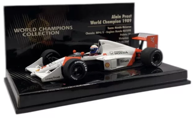 Minichamps Mclaren F1 Honda Mp4 5 N 2 Alain Prost Season 1989 World Champion 1:43 436890002