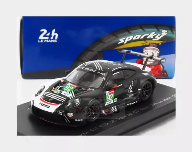 Spark Porsche 911 991-2 Rsr Team Porsche Gt N 92 24h Le Mans 2020 M.christensen K.estre L.vanthoor 1:64 Y223