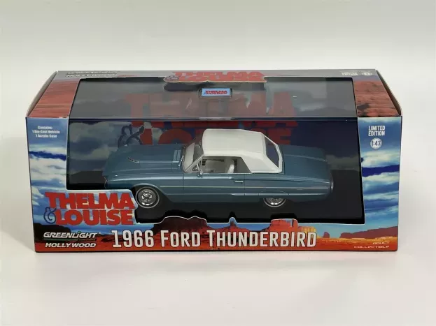 Greenlight Ford Thunderbird Cabriolet Closed 1966 Thelma & Louise 1:43 86619